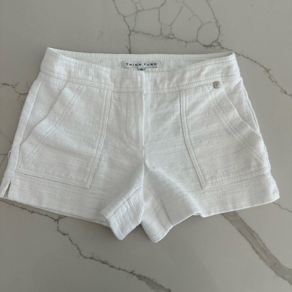 Trina Turk white shorts - size 0